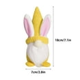 thumbnail image 2 of EGNMCR Easter Gnomes Easter Bunny Faceless Doll Carrot Easter Decoration Party Cute Decoration, 2 of 2