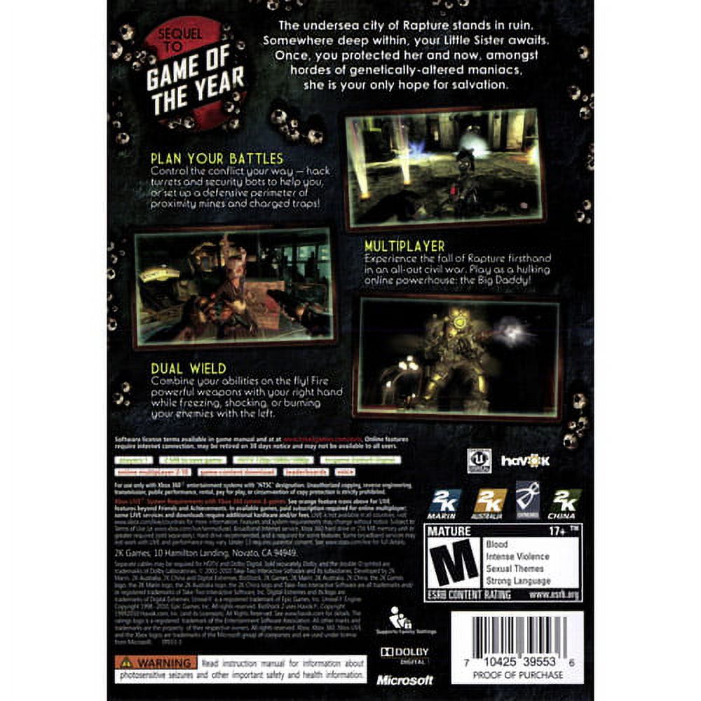 Bioshock 2  (Xbox 360) - Pre-Owned - image 5 of 7
