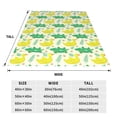 thumbnail image 3 of Salouo crocodile and duck Print Bed Blankets, Flannel Blanket Comfortable Air Conditioning Blanket Lightweight Blanket for Sofa Bed Travel & Couch-80"x60", 3 of 7
