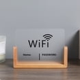 thumbnail image 2 of Miangastore 1Set Wifi Board Modern Design Beech Wood Material For Office Environment Guests, 2 of 8
