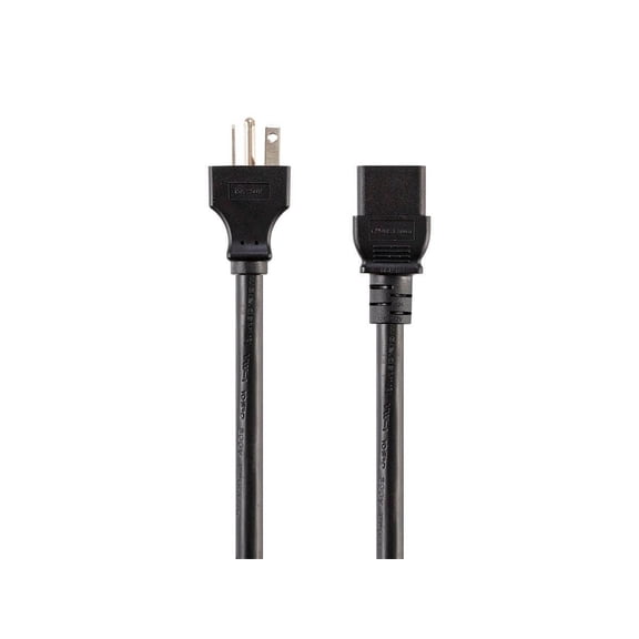 Monoprice Heavy Duty Extension Cord - 3ft - Black, NEMA 6-20P to IEC 60320 C19, For Computers, Servers, and Monitors to a PDU or UPS in a Data Center