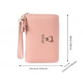 thumbnail image 3 of JUNWELL New Women‘s Long Zipper Wallet Large Capacity Purse With Multiple Card Slots And Multifunctional Handheld Bag Wristlet Wallet, 3 of 6