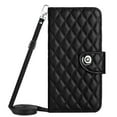 thumbnail image 3 of Elegant Case for Samsung A04E Wallet Case RFID Blocking Card Slots Holder with Shoulder&Crossbody Strap, Magnetic Folio Kickstand Handbag Flip Phone Cover for Samsung Galaxy A04E, Black, 3 of 8