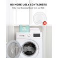 thumbnail image 2 of Farmhouse Metal Laundry Pods Holder with Hinged Lid. Modern Laundry Room Organization and Storage. Detergent Container (Green), 2 of 7