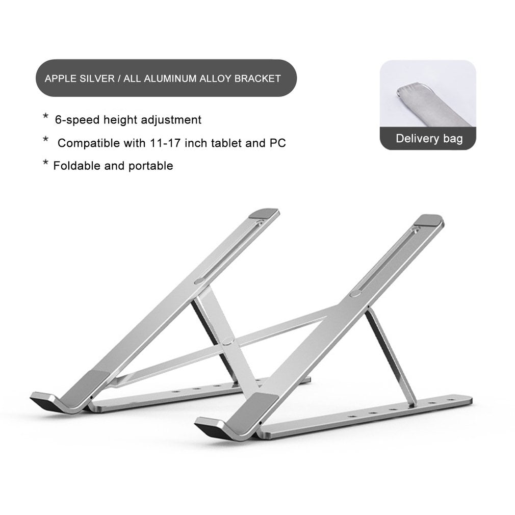Universal Lightweight Lift Folding Portable Aluminum Alloy Mobile Base Color : A Laptop Stand Saves Space Adjustable 
