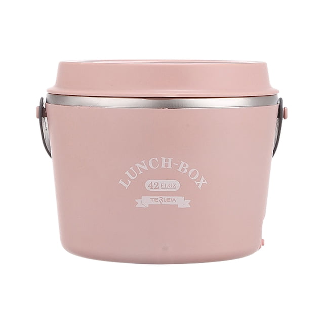 Lunch Containers for Adults 48W Lunch Box Food Heater, 110V Upgraded Leak Proof Heating Lunch Box, Suitable for Work/Car/Truck/office, with 1.2L Removable Stainless Steel Containercontainers for Food
