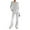 White#velour tracksuit womens, variant on Women Velour Sweatsuits Sets Lounge Tracksuit Set 2 Piece V Neck Pullover Top and Wide Leg Sweatpants Set Velvet Pajamas Black L