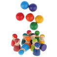 thumbnail image 1 of Iris de Bloques Apilables Peg Reconocimiento de Color Juguetes para Niños, 1 of 5
