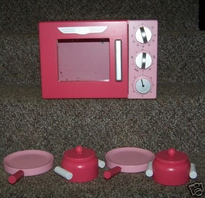 wooden play microwave