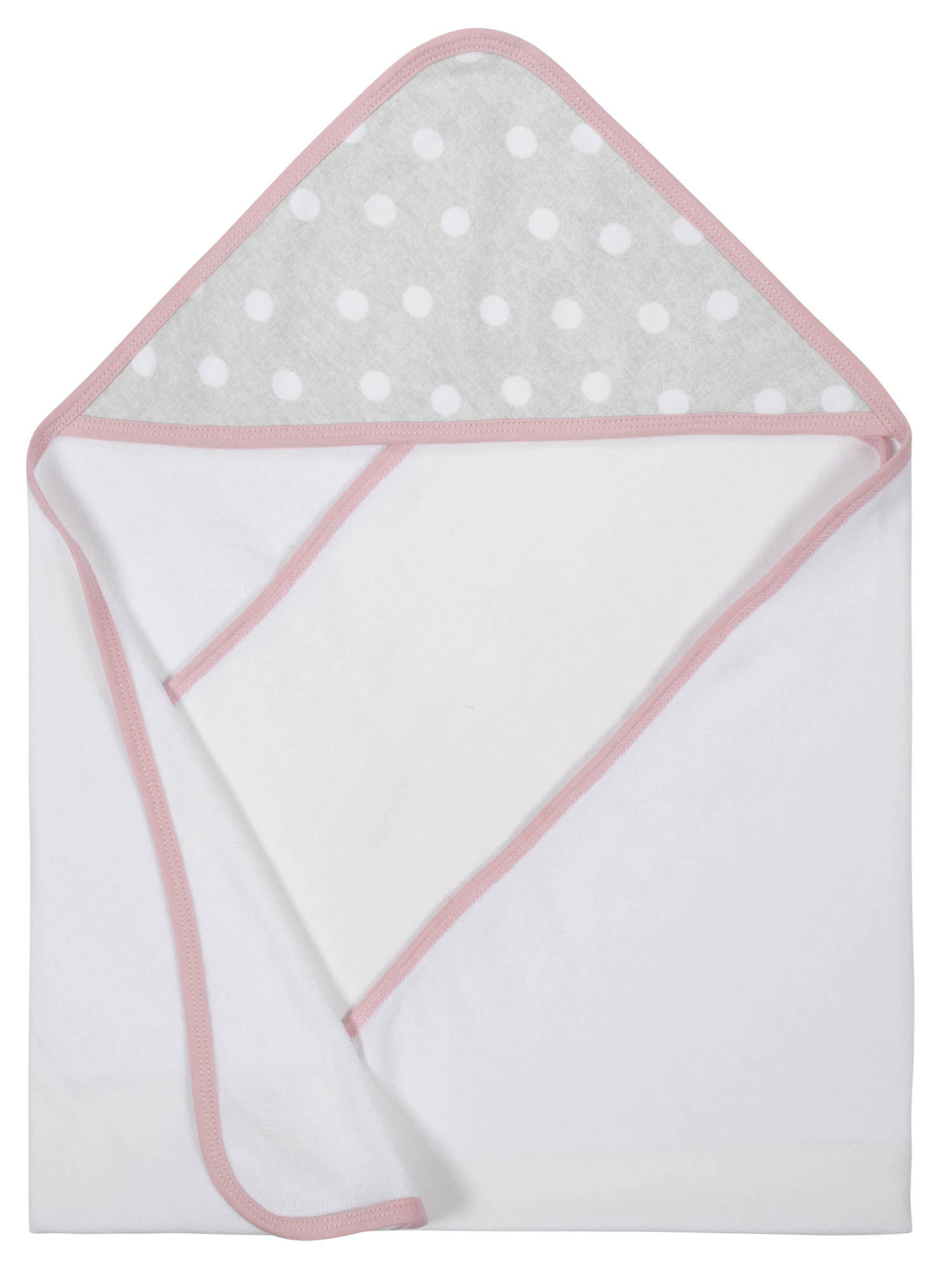 Wonder Nation Baby Girls Hooded Towel and Washcloth Set, 12-Piece