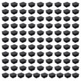 thumbnail image 3 of 100 Piezas de Insertos Tubo Cuadrado PláStico Tapas Ciegas Extremo 20 Mm X Negro, 3 of 11