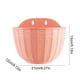 thumbnail image 4 of Lekihaqq Rattan Textured Wall Mounted Flower Pot Plastic Planter Hanging Plant Pot Home Decor Indoor Outdoor Wall Planter Potted Plant Container, 4 of 7