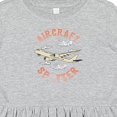 thumbnail image 4 of Inktastic Aircraft Spotter Plane Lover Girls Toddler Dress, 4 of 5