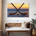 thumbnail image 3 of Elephant Stock Hockey Sticks Wall Art - Horizontal Canvas Wall Art - Living Room Wall Decor - Sports Canvas - Yellow And Brown Decor - 48" x 32", 3 of 8