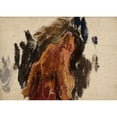 thumbnail image 2 of Jan Ciągliński 24x18 Black Ornate Framed Double Matted Museum Art Print Titled: Study of Dog's Head (1910), 2 of 5