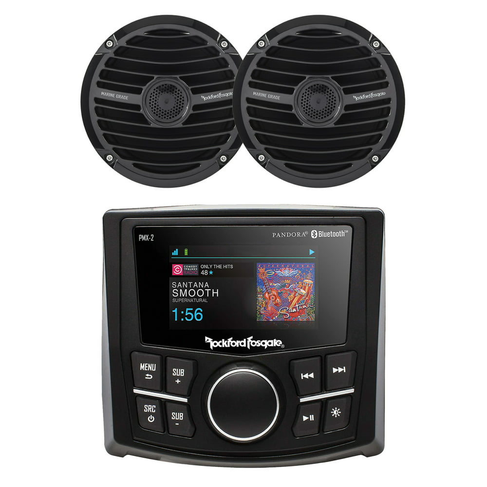 Rockford Fosgate PMX2 Bluetooth Waterproof MP3 Digital Media Receiver