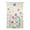 Sky Blue Pink Light Beige, variant on Sheer Curtains 63 Inch Length, Spring Floral Semi Sheer Curtains Light Filtering Window Treatment, Pink Blue Flowers Butterfly Wooden Privacy Voile Drapes for Living Room Bedroom 52x63 Inch