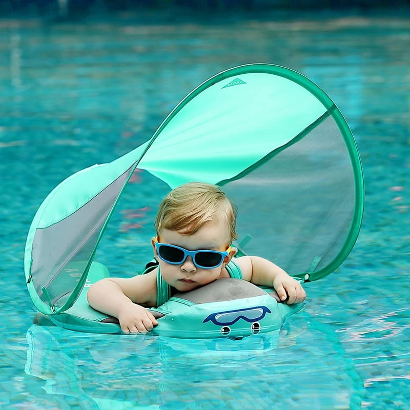 Details about   Solid No Inflatable Safety Baby Swimming Ring 