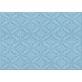 thumbnail image 1 of Ahgly Company Machine Washable Indoor Rectangle Transitional Iceberg Blue Area Rugs, 2' x 4', 1 of 7
