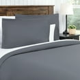 thumbnail image 2 of Chanasya Duvet Cover King Set Ultra Soft Solid 3-Piece Bedding - Luxurious Silky Soft Brushed Microfiber Comforter Cover Combo- Zipper Closure (1 Duvet Cover & 2 Pillow Sham) Graphite - King, 2 of 5