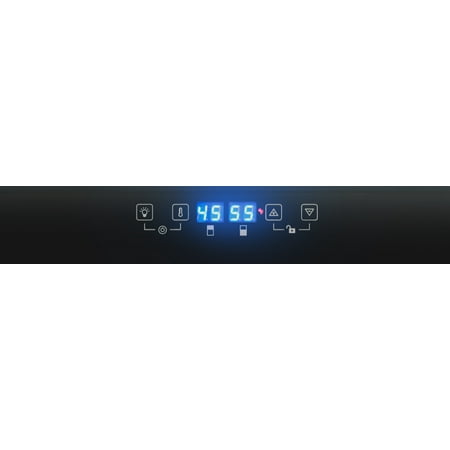 Vinotemp - 110-Bottle Dual Zone Wine Cooler with Touch Screen - Black