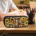 thumbnail image 6 of DISNIMO Girls Backpack, Horse Sunflower Print 3 PCS School Backpack Set with Insulated Lunch Bag & Pencil Pouch, Large Lightweight Schoolbag Elementary Middle School Travel Book bag, 6 of 7
