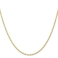 thumbnail image 2 of Primal Gold 14 Karat Yellow Gold 1.55mm Carded Cable Rope Chain, 2 of 4