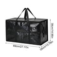 thumbnail image 2 of 2 Pack Moving Bags Heavy Duty Extra Large, 27 X 14 X 15 In Multipurpose Storage Totes, Reliable Packing Bag For Moving, Dorm Setup And Seasonal Item Storage (Royal Blue), 2 of 5