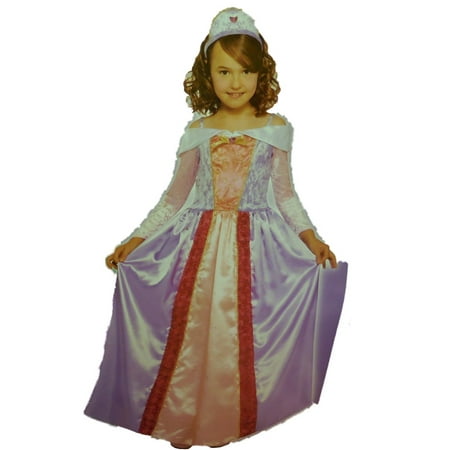 Totally Ghoul Girls Enchanting Princess Costume with Gown & Headpiece Large