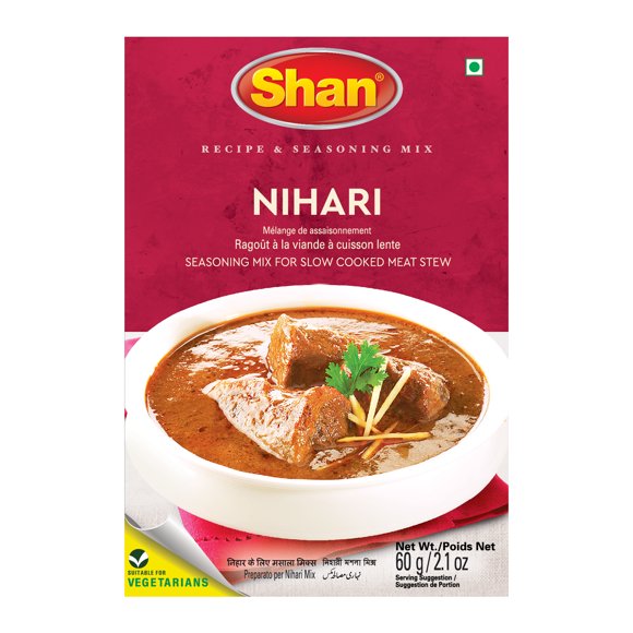 Recette et mélange d'assaisonnement Nihari de Shan