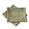 thumbnail image 3 of Home Soft Things Jacquard Chenille Big Zipper Throw Pillow Cover 2 Piece Set - Taupe/Sage - 26" x 26", 3 of 4