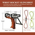 thumbnail image 4 of Runzkzy Hunting archery slingshot professional fishing heavy-duty high-speed slingshot shooting set, 4 of 12