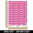 thumbnail image 2 of Ground Mail Service Running Person Sticker Set - Hot Pink - Matte Finish - 1.5" Small, 2 of 7