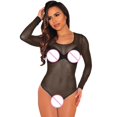 thumbnail image 4 of Gibobby Conjuntos de bragas de encaje Conjunto de lencería for Mujer Conjunto de lencería con Liguero y corpiño de Encaje Floral(Negro, XG), 4 of 4
