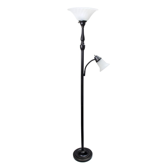 Elegant Designs LF2003-RBZ Lampe de Sol, Bronze de Restauration