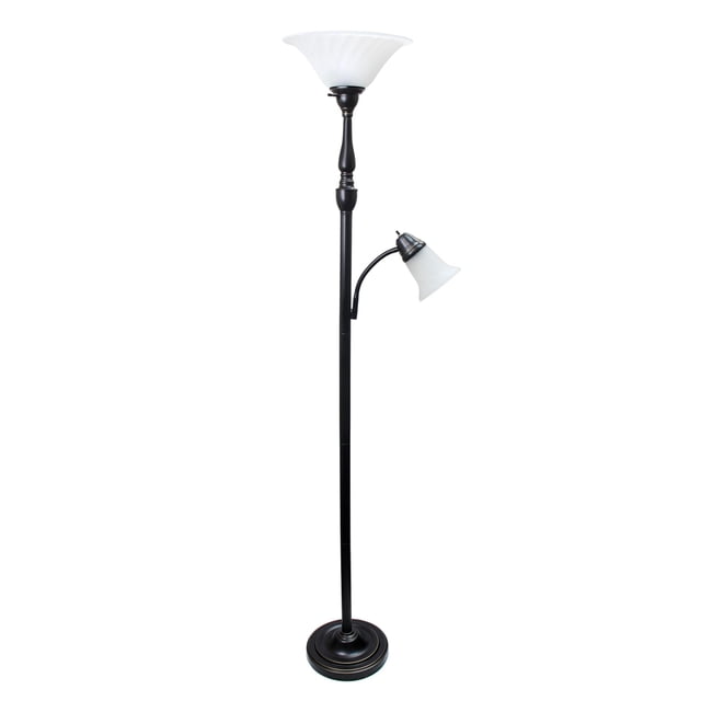 Elegant Designs LF2003-RBZ Lampe de Sol, Bronze de Restauration