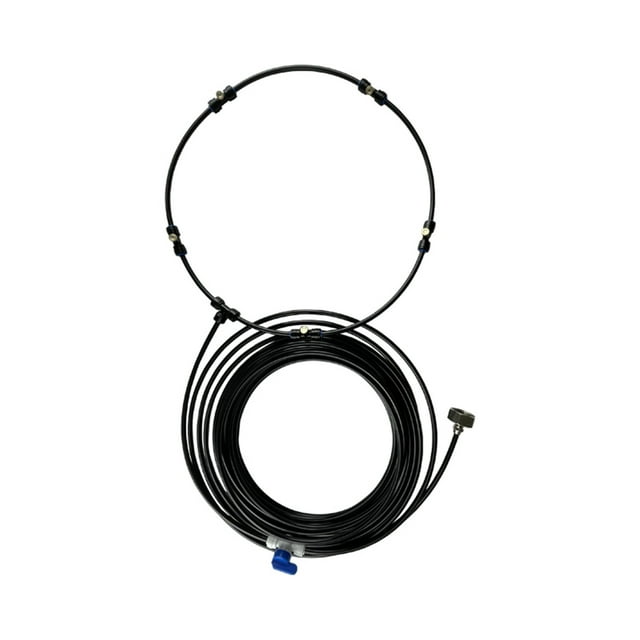 Xihbxyly Ventilador Nebulizador para Exteriores, Sistema de Refrigeración Por Agua para Jardín, Boquillas de Pulverización de Niebla Fina, Esencial para Patios de Verano, Fácil Instalación, Compatibl