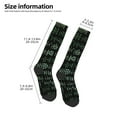 thumbnail image 2 of Rateoe Hieroglyphic Symbols Pattern Women’s Knee High Crew Socks,Trouser Socks, – Comfortable, Breathable, Moisture-Wicking and Soft, 2 of 6