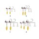 thumbnail image 5 of Wosthever Señuelos duros, cebos de acero al carbono, anzuelos triples para peces, Kit giratorio de lentejuelas, Wobbler, Crankbaits portátiles, Pescar 5cm, 5 of 6
