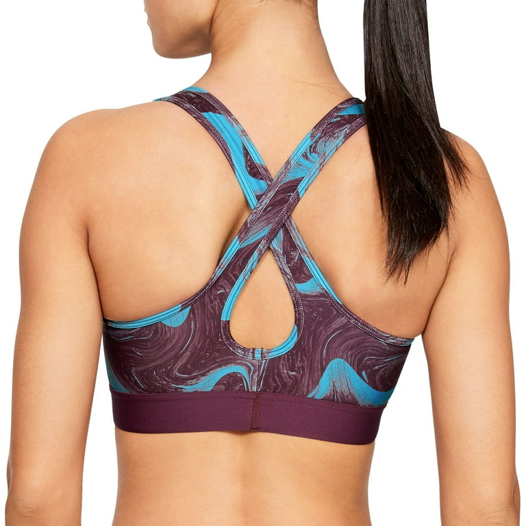 Under Armour Women's Mid Crossback Printed Sports Bra # Small