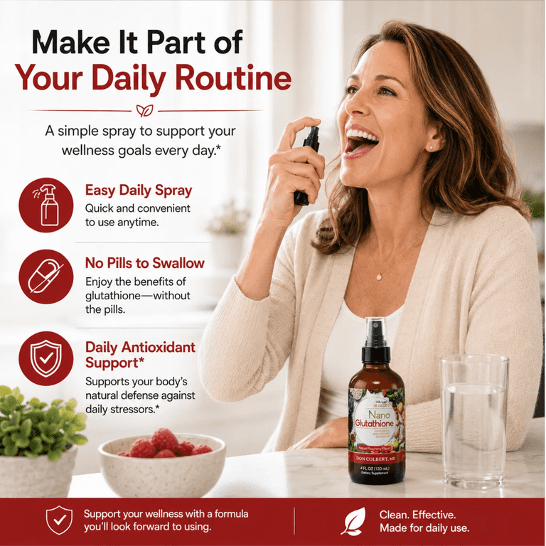 nano glutathione is it good for you Dr. Colbert, MD L-Glutathione Liquid Spray | Raspberry Flavor | by Divine Health | Nanonization | Superior Absorption | Includes Vitamin C size:25ml filter::ingredient preference_paraben free Psychedelics for acquired brain