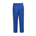 thumbnail image 5 of Boy's Comfort Waist Dress Pants，Adjustable Waist School Uniforms Suit Pants, 5 of 5