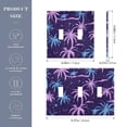 thumbnail image 3 of Haosy Light Switch Cover Plate 3 Gang Electrical Outlet Covers Pink Blue Plam Tree Decorate Wall Plate 4.56”x4.48”, 3 of 8