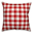thumbnail image 2 of Creative Products Red White and Blue Buffalo Check 18x18 Spun Poly Pillow, 2 of 3