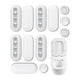 thumbnail image 1 of 12 Pack Universal Toilet Seat Bumpers for Round/Oval Seats, Anti-Slip Stabilizers, Noise Reducing Plugs, Durable Plastic Buffers, 1 of 5