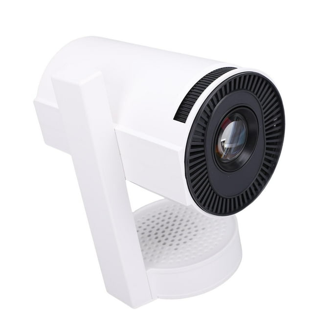 Projecteur Portable 1080P, Mini Projecteur avec Trapèze Automatique, Mise au Point et Correction, Projection Inclinée et Latérale, Décodage 3D et 4K / 8K, pour Bâton TV de Téléphone
