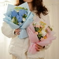 thumbnail image 3 of Tulip Daisy Flower Bouquet Crochet Kit with Yarn DIY Mixed Sunflower Crocheting Kits Knitting Handmake Flowers Beginner, 3 of 7