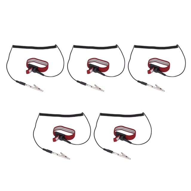 5 piezas de pulsera antiestática con correa de muñeca ESD, juego de herramientas de protección para mantenimiento