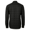 thumbnail image 3 of Men's Cutter & Buck  Black Philadelphia Eagles  Rainier PrimaLoft Eco Insulated Quilted Full-Snap Shacket, 3 of 3