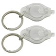 thumbnail image 7 of Tnobhg 2Pcs Mini LED Flashlights with Key Ring Compact Size Portable Battery Powered Outdoor Camping Bright Tiny Light Emergency Lamps, 7 of 7